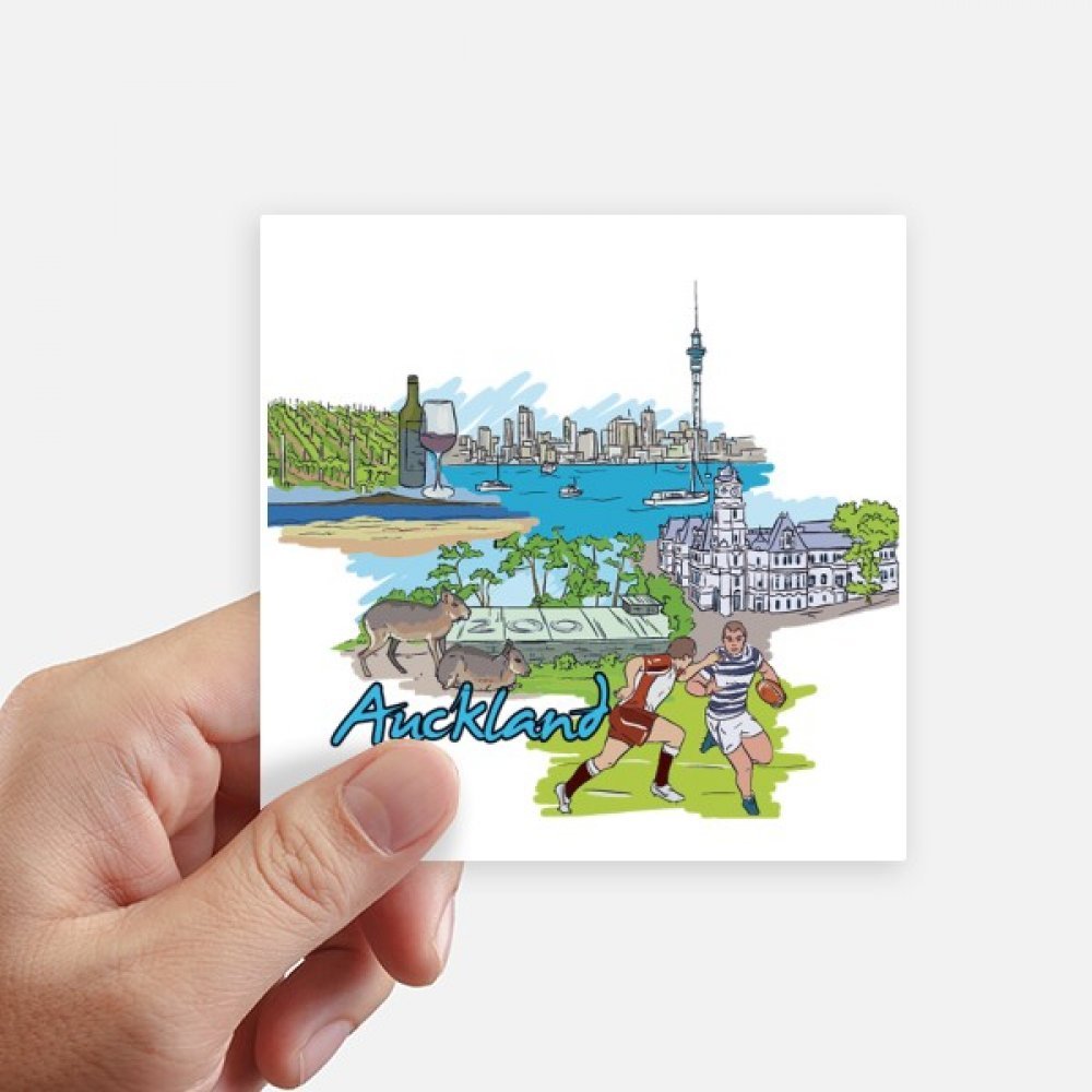 Sticker Auckland vin rouge idéal pour décorer la chambre ou customiser votre moto et pc