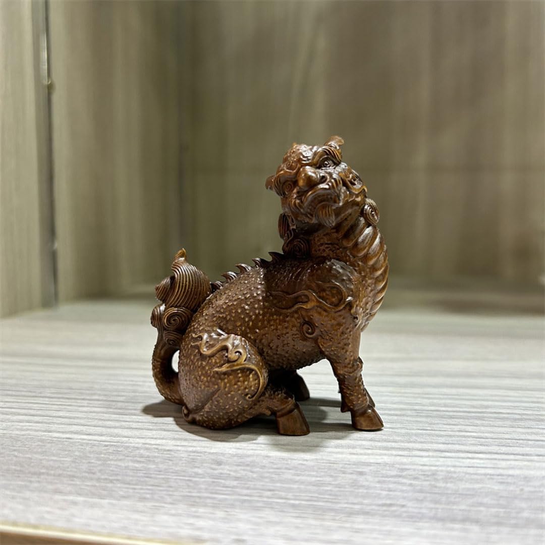 麒麟 招財 一対 銅製 魔除け 金運祈願 財運 開運 お礼 新年 贈り物 聖