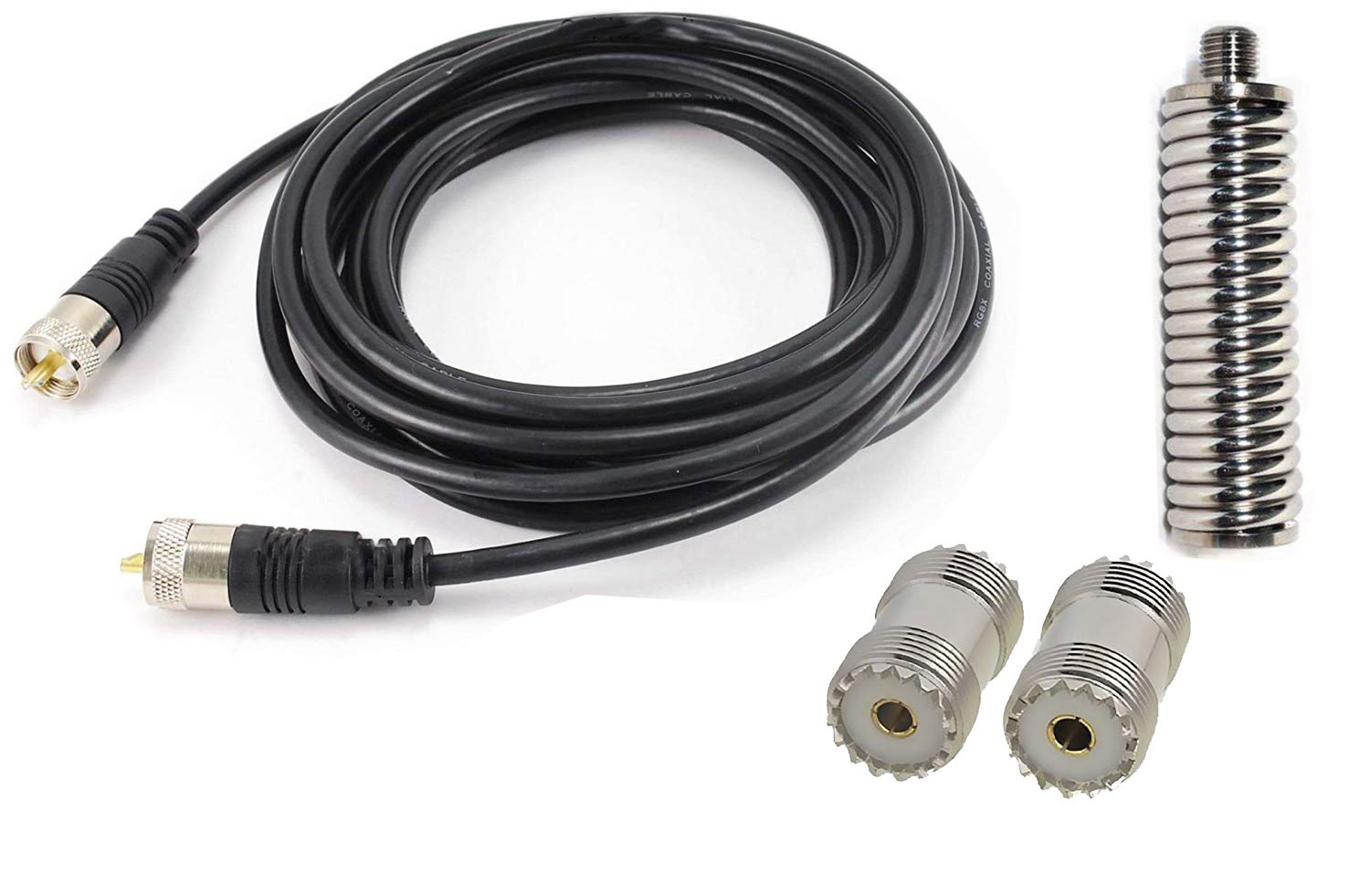 1Pc UHF CB Coax Kabel Vrouwelijke naar Vrouwelijke Coaxiale Draadloze