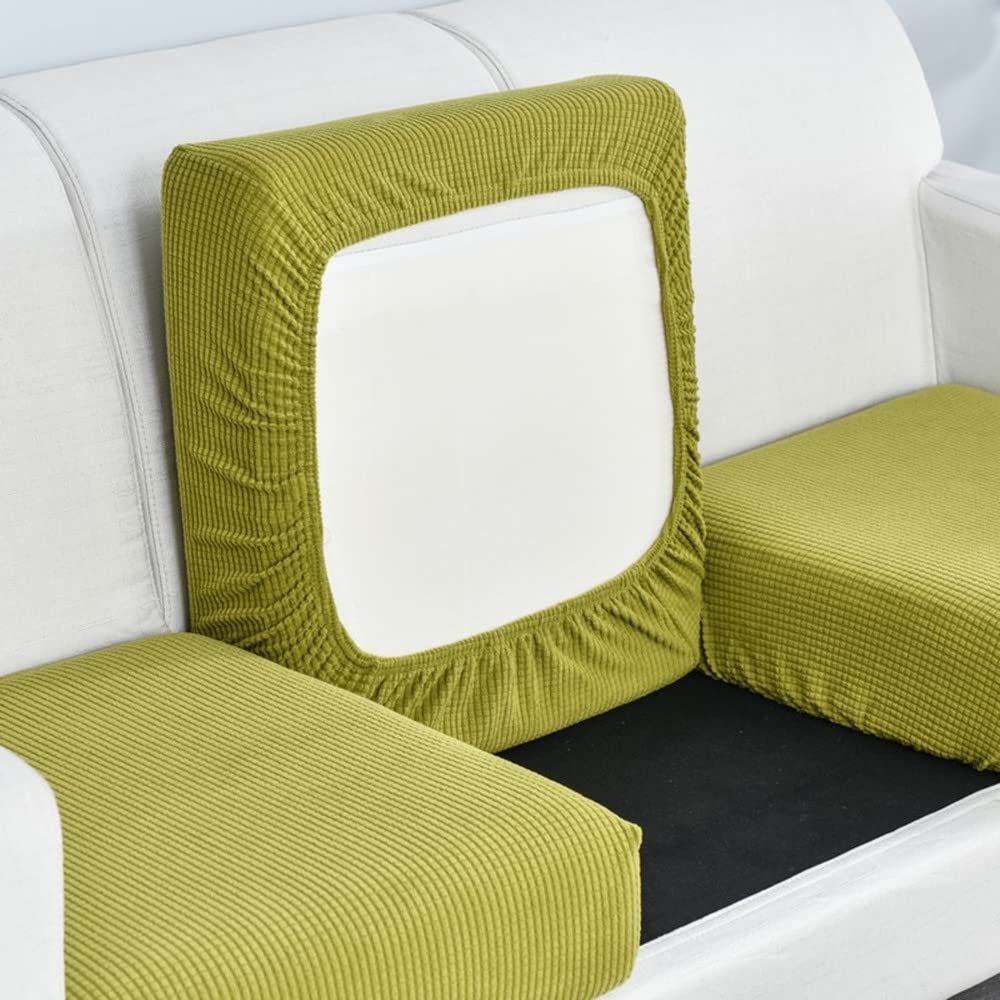 AYouge Sofa Seat Cushion Cover-Elastic Seat Cushion Cover - Elastic House Cover Non-slip Fabric Checkered Sofa Cover