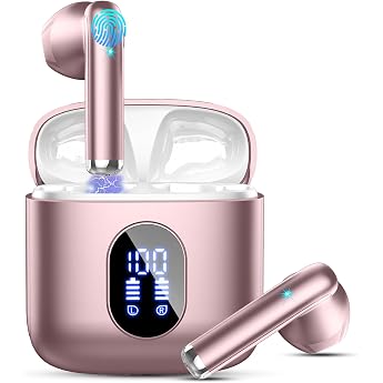 Drsaec Bluetooth Kopfh rer 2026 Neu In Ear Kopfh rer Kabellos Bluetooth 5.4 Kabellose Kopfh rer mit 6D Tiefer Bass/4 ENC Mic Noise Cancelling Ear Buds 30Std USB-C IP7 Wasserdicht Sport Ohrh rer