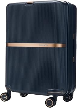 Samsonite Suitcase, 13.9 gal 60 L, 24.0 inches 61 cm, 7.4 lbs 3.8 kg, Mint Spinner 61, TSA Lock, Hard, Expandable, Large Capacity, International Travel, Navy