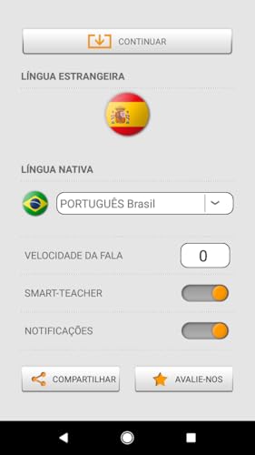 Aprendemos palavras espanholas com Smart-Teacher