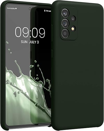 Miniatura 67 de kwmobile Funda Compatible con Samsung Galaxy A52 / A52 5G / A52s 5G - Cubierta de Teléfono de Silicona TPU con Acabado Suave - Macchiato