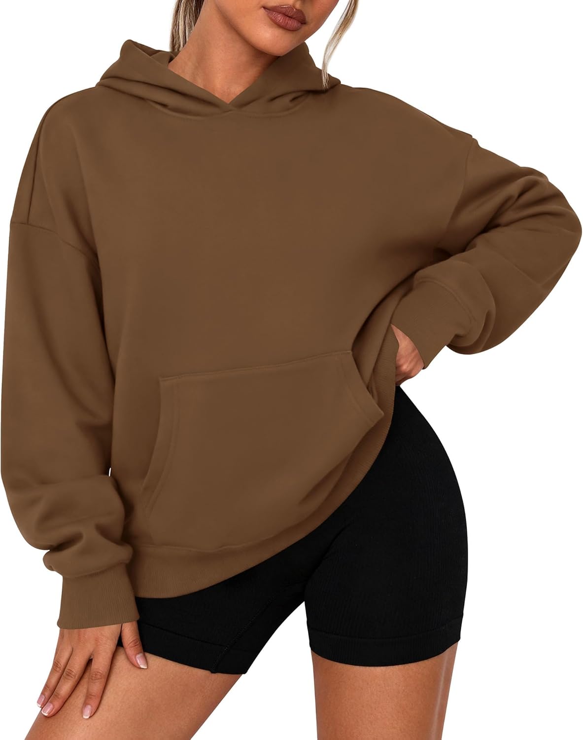 PRETTYGARDEN Womens Oversized Hoodies Fleece Sweatshirts Fall Fashion 2026 Long Sleeve Pullover Tops Y2k Winter Clothes