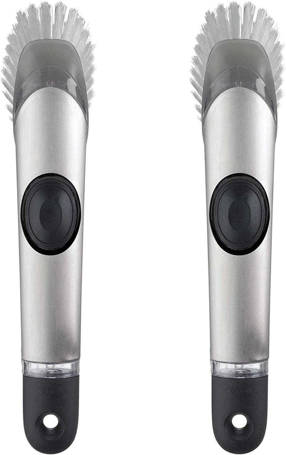 OXO Steel Soap Dispensing Dish Brush (2 Pack)