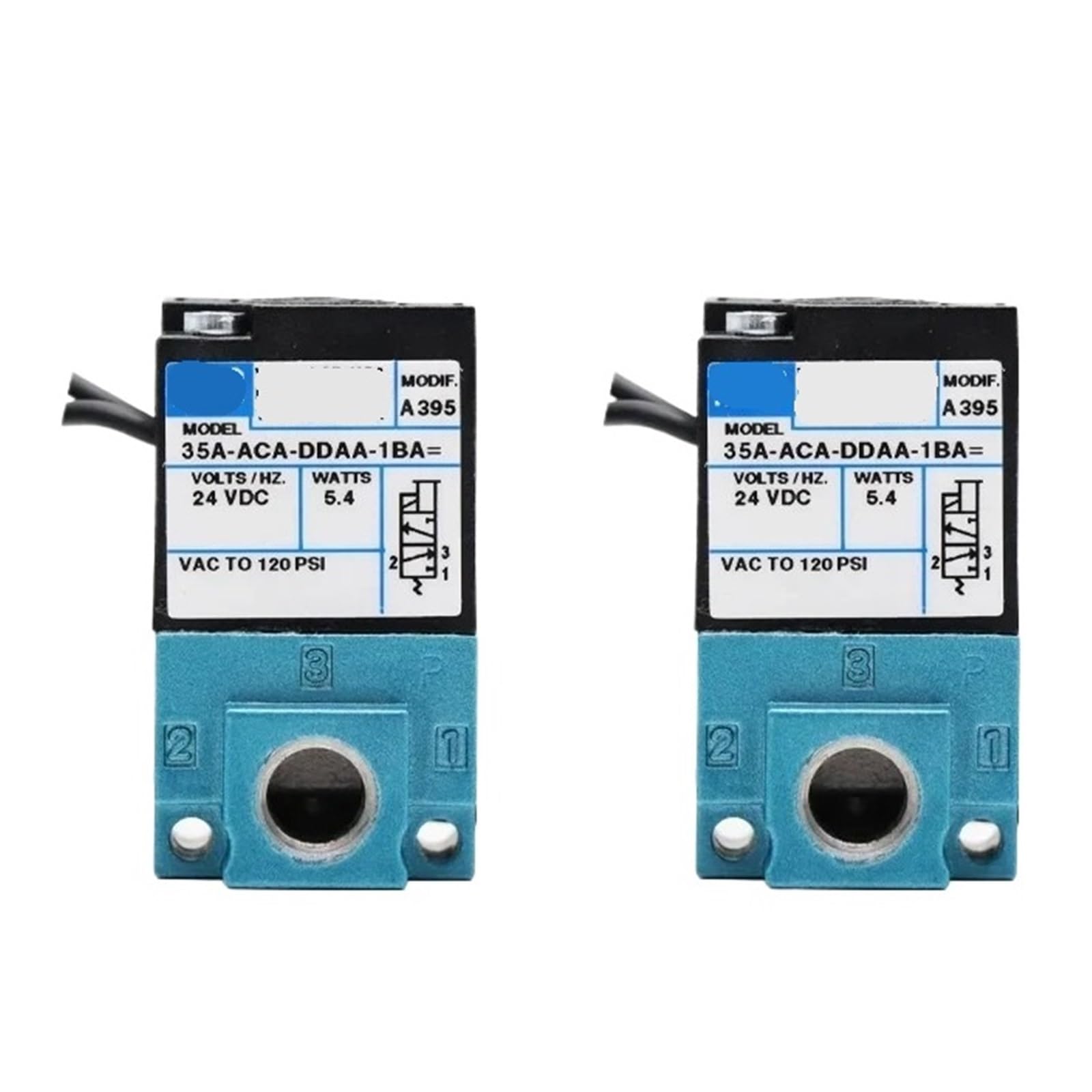 Vanne électromagnétique 35a-aca-ddaa-1ba pour commande de fluides