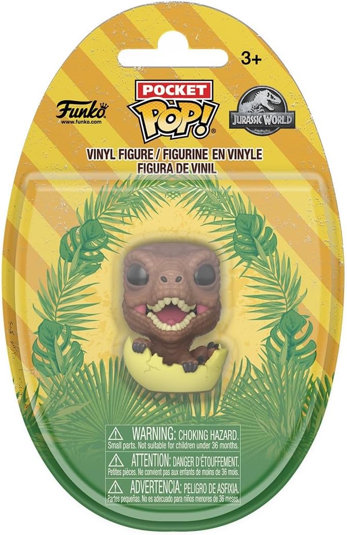 Funko Pop! Pocket Egg: Jurassic Park Spring - Baby Raptor​ - Collectable Vinyl Figure - Gift Idea - Official Merchandise - Toys for Kids & Adults - Model Figure for Collectors and Display
