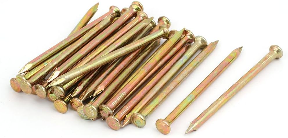 Fiber Concrete Fastener Cement Wall Steel Point Tip Wire Nails 80mm Length 30PCS Model:30as77qo714