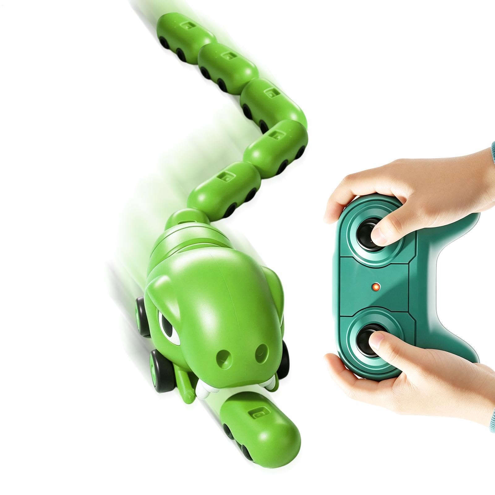 Veicolo Giocattolo Serpente Mangia Telecomando USB Ricaricabile Suoni E | Giocattolo Serpente Mangia Telecomandato per Cortile Riunioni Familiari Festival Bambini Ragazzi