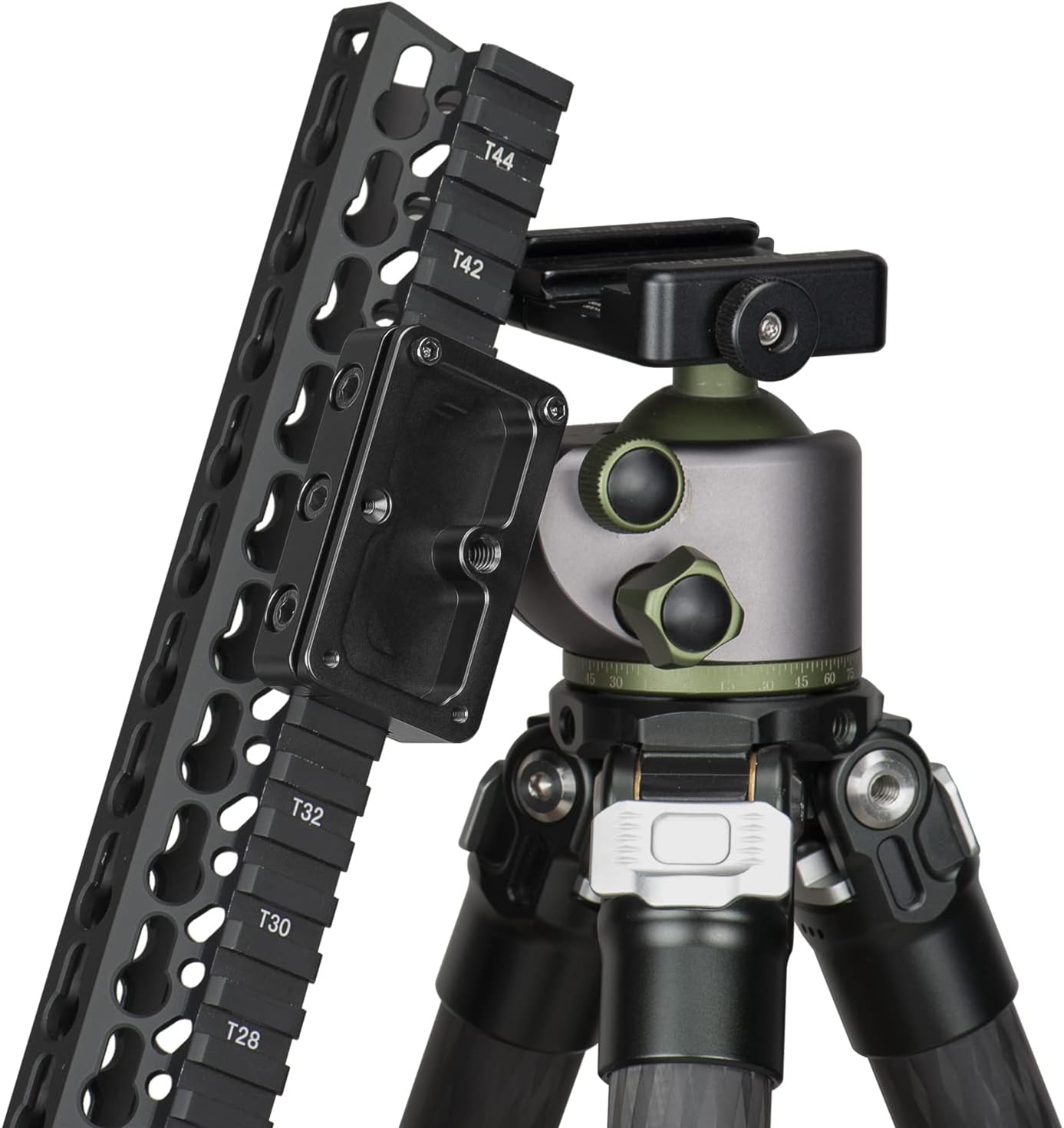 FANAUE FGP-65 Picatinny Arca-Swiss Compatible Rail Plate with Anti-Slip Slot, CNC Machined Aluminum,Tripod Dovetail Adapter Mount - Image 6