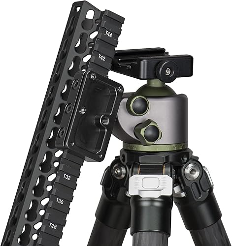 Miniatura 6 de FANAUE FGP-65 Picatinny Arca-Swiss - Placa de riel compatible con ranura antideslizante, aluminio mecanizado CNC, soporte adaptador de cola de