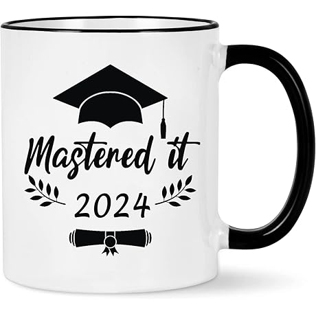 Mastered it 2024 Mug: The Perfect Graduation Gift for Master's College Graduates