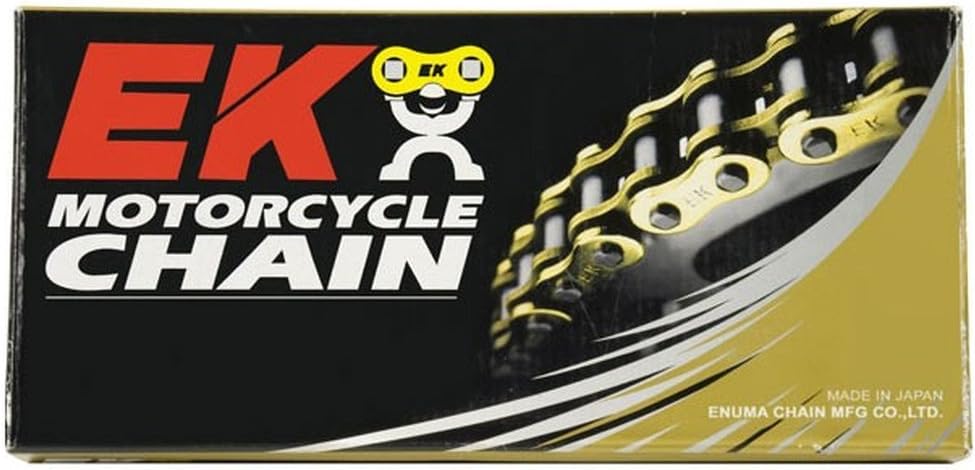 EK Motor Sport 520 SRO Series O-Ring Chain - 106 Links , Chain Type: 520, Chain Length: 106, Color: Natural, Chain Application: All