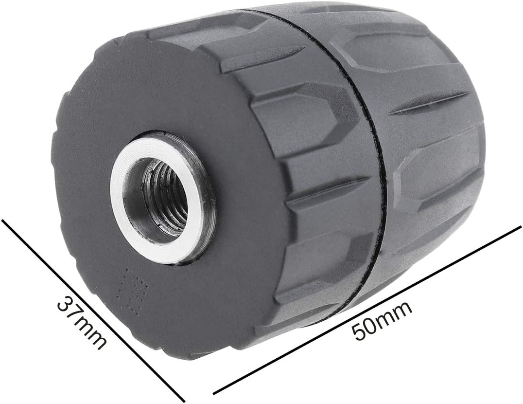 ChgImposs 3/8in Keyless Drill Chuck, Air/Electric/Cordless 1/32-3/8in 24 UNF 0.8-10mm Quick, Drill Bit Screwdriver Adapter Rotary Conversion Tool