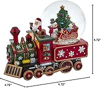Vista 2 de Globo musical del agua del tren de conducción de Santa de 120MM