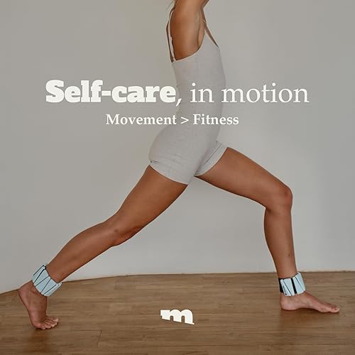 Miniatura 5 de Movido Pesas de muñeca y tobillo  1 libra cada uno (2 por juego)  Pesas de entrenamiento ajustables para mujeres y hombres  Perfecto para yoga,