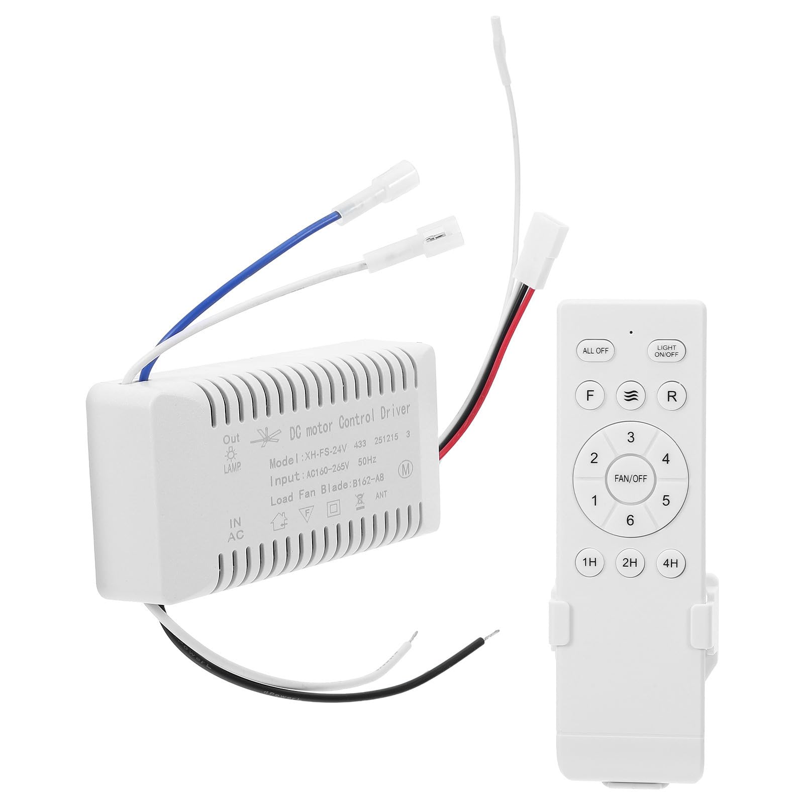 Controlador de Velocidad Inalámbrico para Ventilador de Techo con Receptor