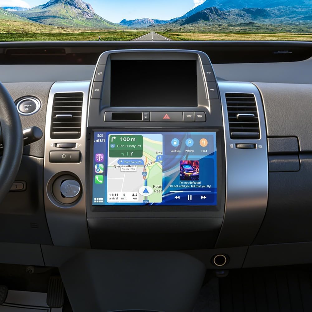 4+64G Car Stereo Radio for Toyota Prius 2003 2004 2005 2006 2007 2008 2009 with JBL,Android 13 9" Touchscreen Head Unit with Wireless CarPlay Android Auto, Bluetooth SWC DSP GPS Navi FM Backup Camera