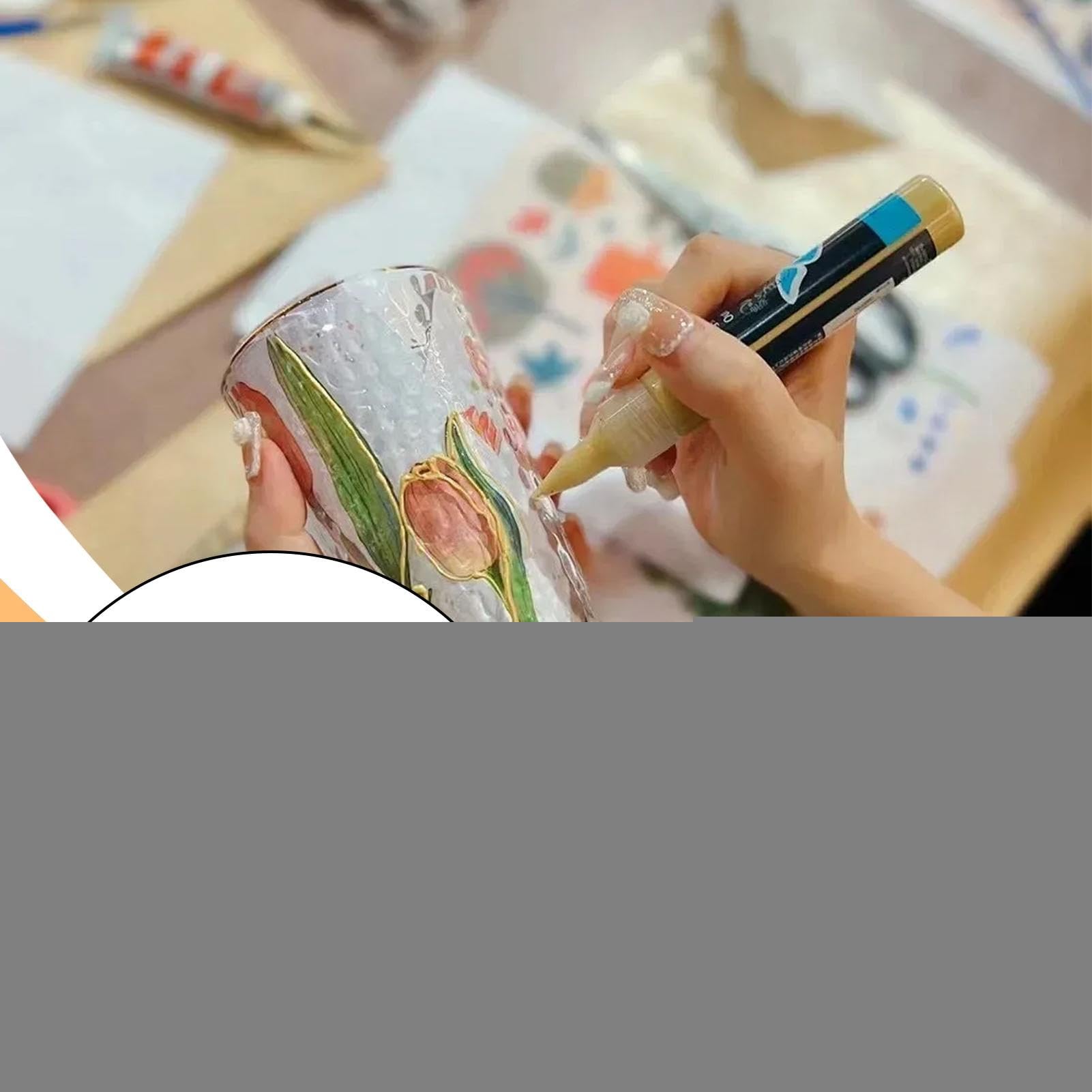 Generico Pittura per Tessuto Kit di Pittura per Tessuti a 24 Colori