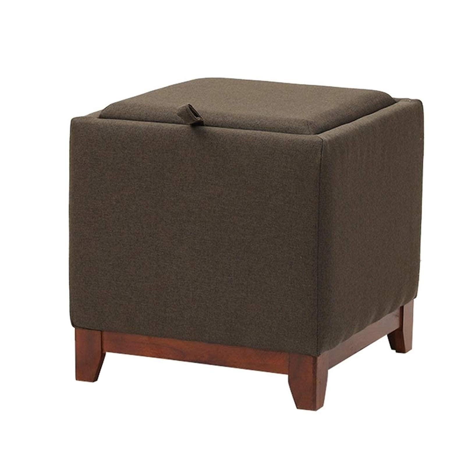 Tabouret de rangement en bois pour soulager vos pieds et ranger le salon