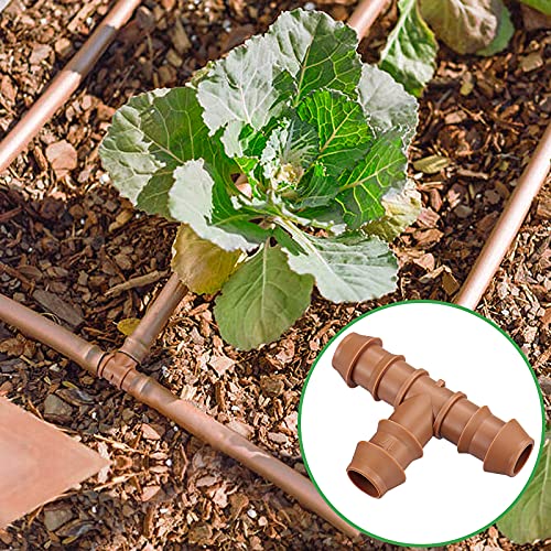Imopo 21-Pack Drip Irrigation Universal Barbed Tee Fitting thumb #5