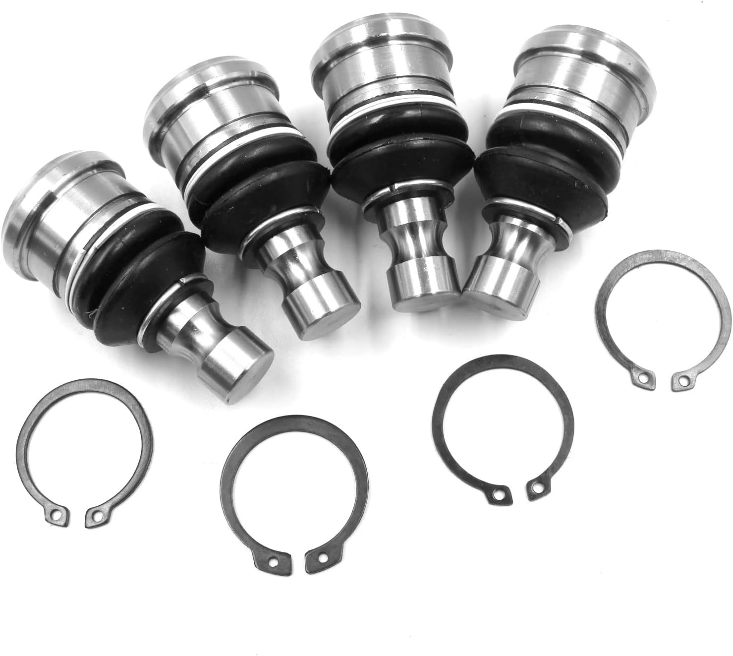 Nakuuly Upper and Lower Front Ball Joint 4 Pcs Compatible with Polaris RZR 570 800 900 All Models Ranger Sportsman Scrambler Replaces # 7061220 7061187 7081505 7081580