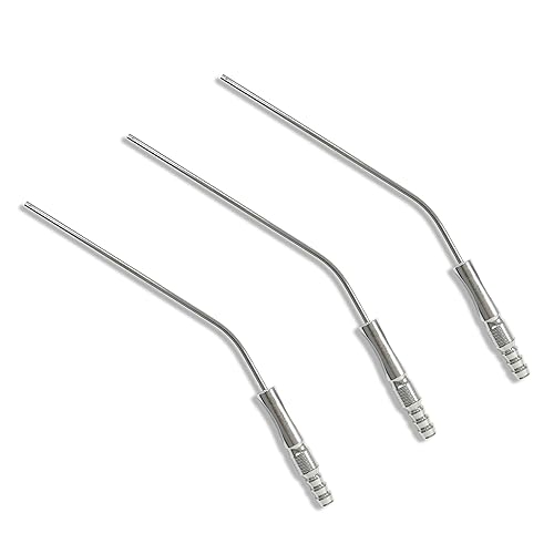 Osung Punta de succión Frazier de 0.098 in de acero inoxidable Premium -SNF25. 3 piezas