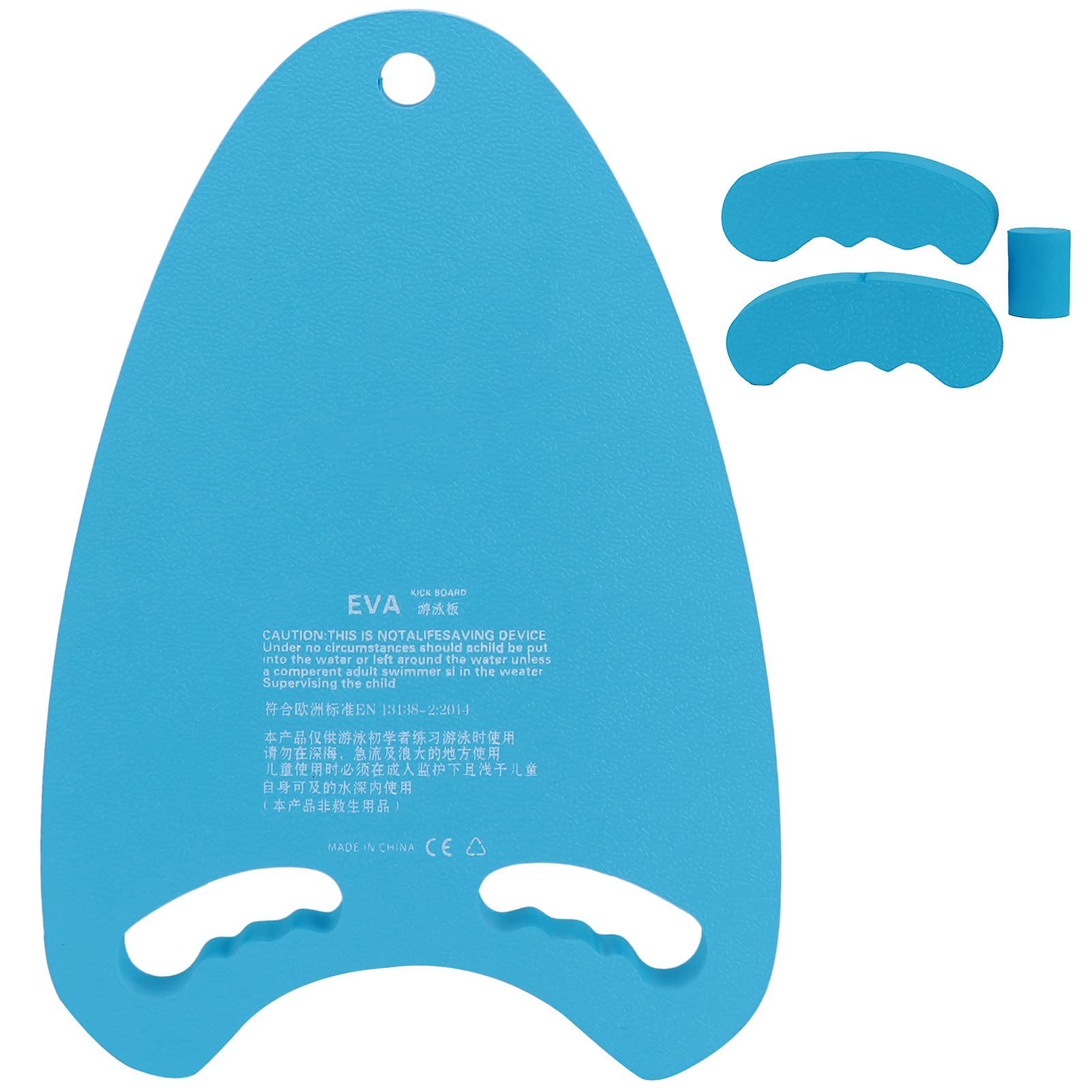 Kickboard Per Nuoto Adulti E Ragazzi - Tavoletta Galleggiante In EVA Antiscivolo Per Allenamento Gambe In Piscina E Acque Libere, Senza BPA (Nero)