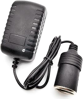 AC to DC Converter 12V 2A 24W, 100V-240V to 12V Power Supply Adapter Car Cigarette Lighter Socket, AC/DC Transformer for Portable Cooler Warmer, Air Compressor,Other Car Devices Under 24W