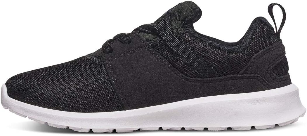 DC Unisex-Child Heathrow Skate Shoe, Black/White, 11 M M US Big Kid