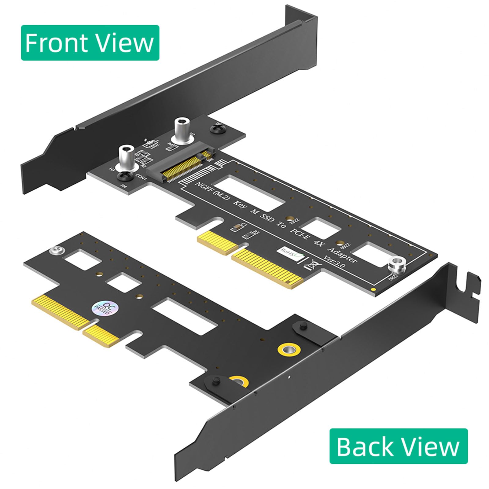 M Key Interfaces NVME HDDs To PCIExpress PCIE 4 Converters Card Computer Extension Adapter Card