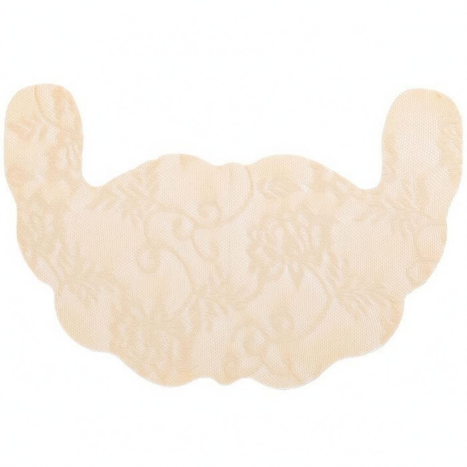 ecomistiq Scalloped Edges Lace Cover U-Shaped Adhesive Cover Thin Breast Pastie Lightweight for Special-Occasion Wear, Nude, C|Clothing Shoes & Accessories|Womens Clothing-picture-28