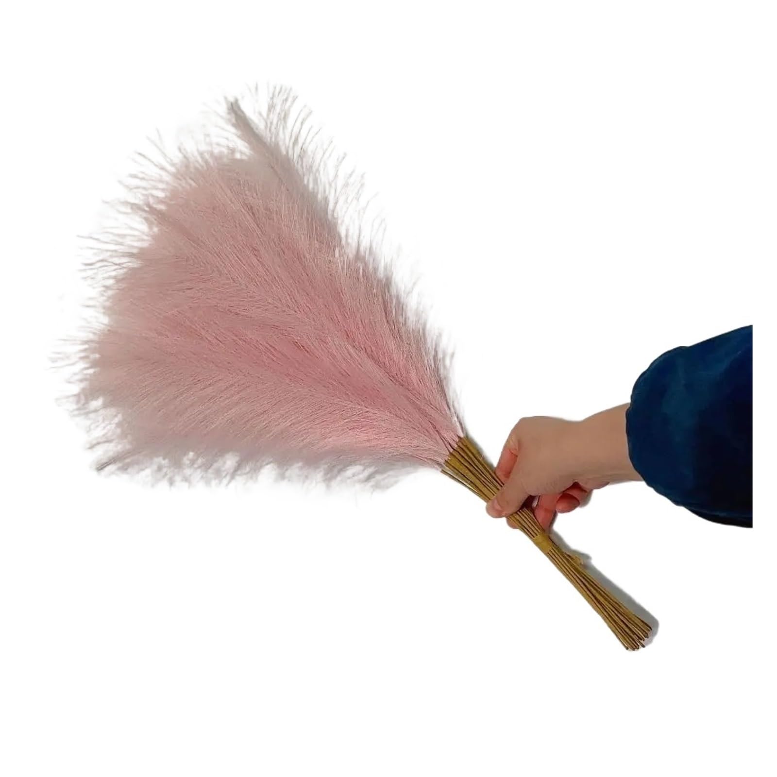 Faux Pampas 10PCS Fluffy Pampas Grass Flower Fake Plant Reed 55CM Artificial Plants Wedding for Decor