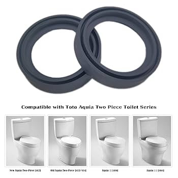Toilet Flush Valve Gasket Rubber Seal Gasket for 2 Piece