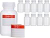Octopus 10x 250 ml LDPE Wide-Mouth Bottles with Screw Caps - Empty Chemical & Laboratory Storage Containers for Kitchen or Hobby