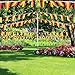AhfuLife 33 Ft German String Flags Banner for World Cup Decorations 2026, 30 Pcs Small Germany Bunting String Flags - Double Sided for Football Events Garden Party Celebration Decor (5.5×8.3 Inch)