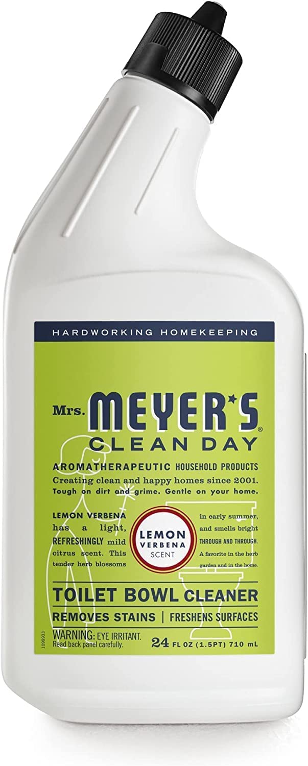 MRS. MEYER'S CLEAN DAY Lemon Verbena Toilet Bowl Cleaner 24 Fl Oz (Pack of 8)