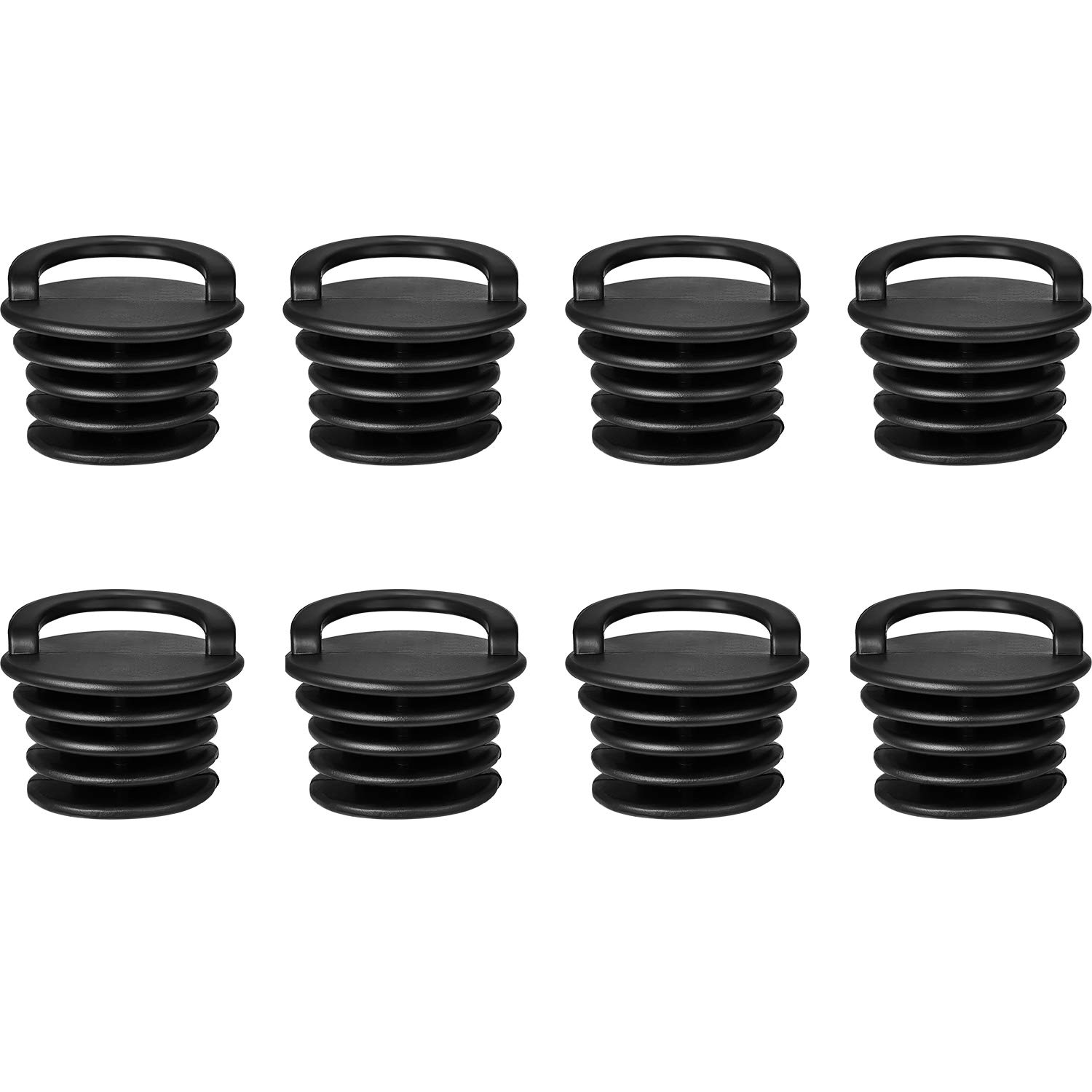 Bouchon D'Extension Noir 34mm Pour Bateau, Kayak, Canoë | Nautique Accessoire Étanche