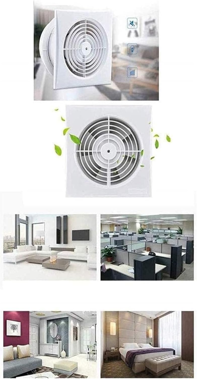 Bathroom Exhaust Fan, Ventilation Fan, Ultra-quiet White Exhaust Fan Is Easy To Install For Kitchen Bathroom