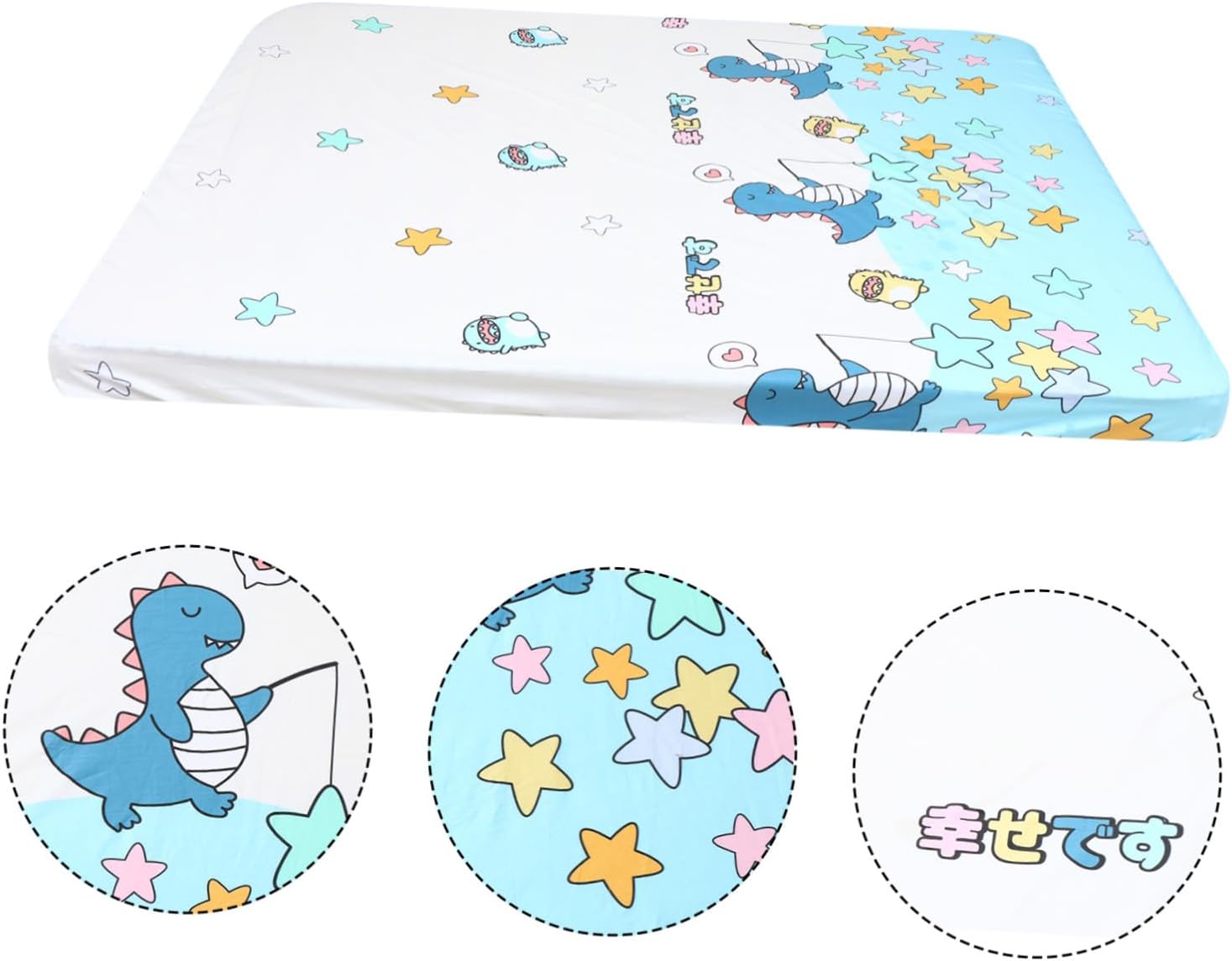 Cotton Fitted Bed Cover for Bedroom with Anti Skid Full Protection