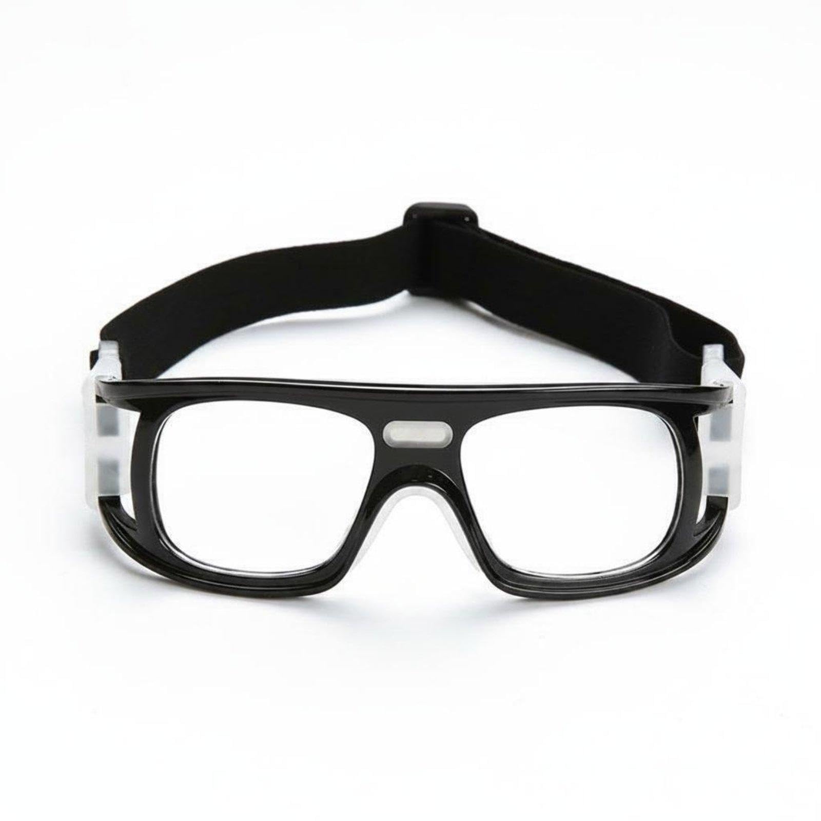 Sport Activity Eyewear Guard PC Frame Sports Goggles Silicone Padding Sports Glasses for Adults, Football, Biking, Mountain Climbing Black-image-44
