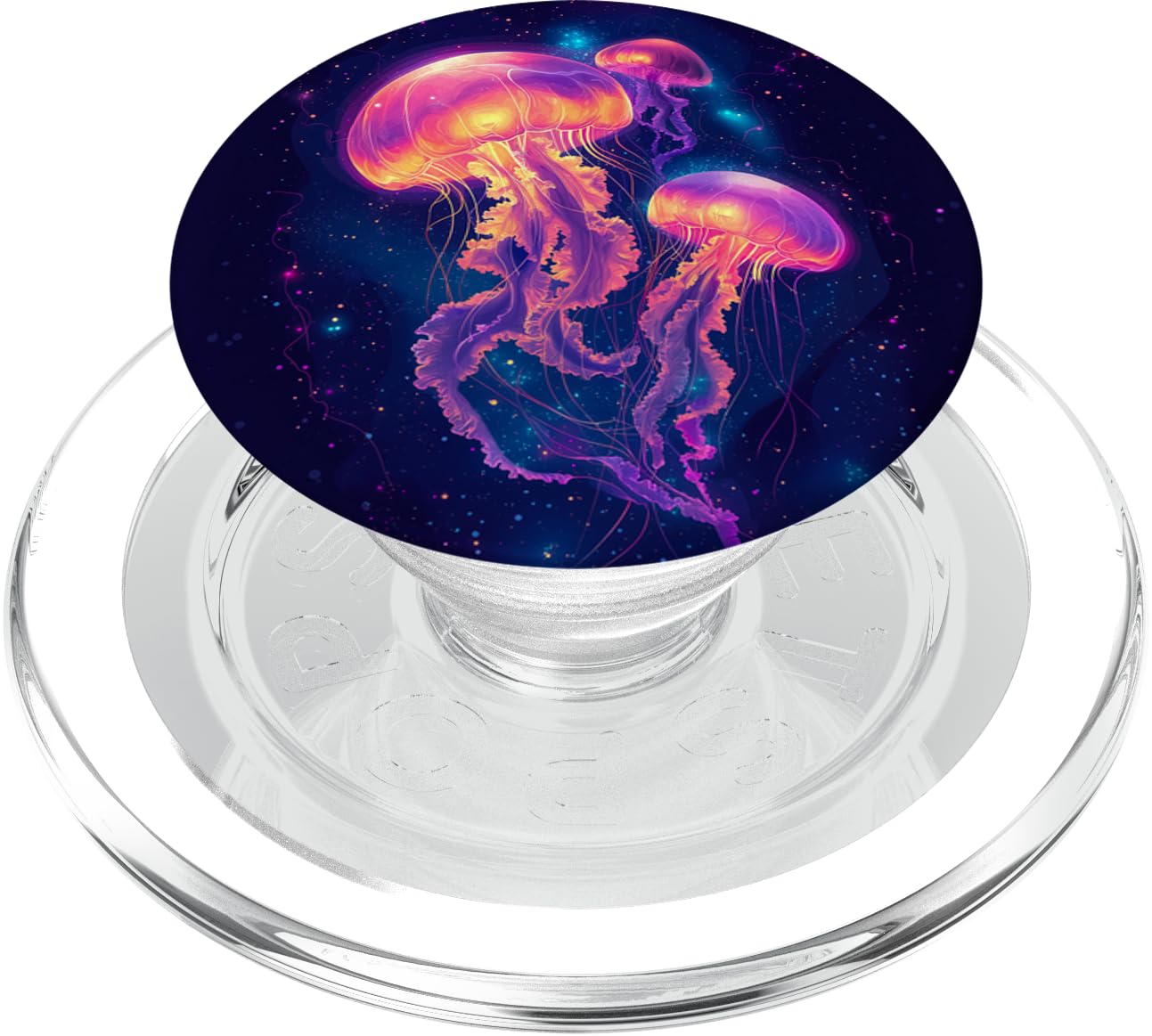 Purple Jellyfish PopSockets PopGrip for MagSafe