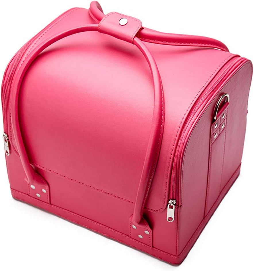 Cosmetic Case Waterproof Leather Large Portable Cosmetic Case Nail Semi-Permanent Tool Storage Bag (4)