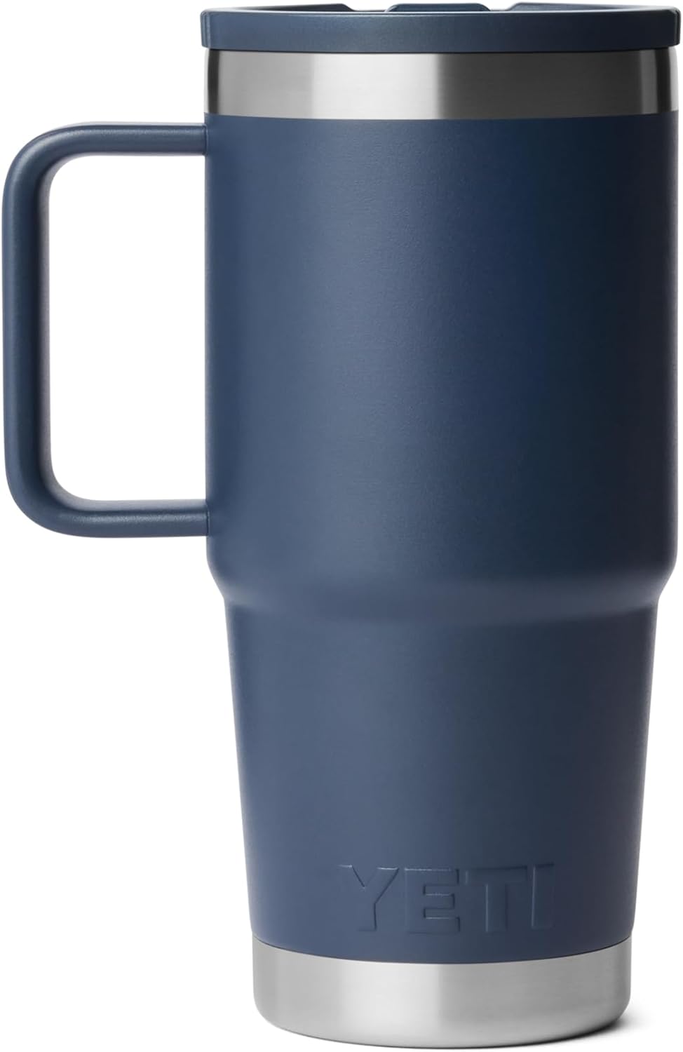 YETI Rambler 20 oz Travel Mug with Flip Straw Lid – Stainless Steel, Vacuum Insulated, Leakproof, Cup Holder Friendly - Image 3