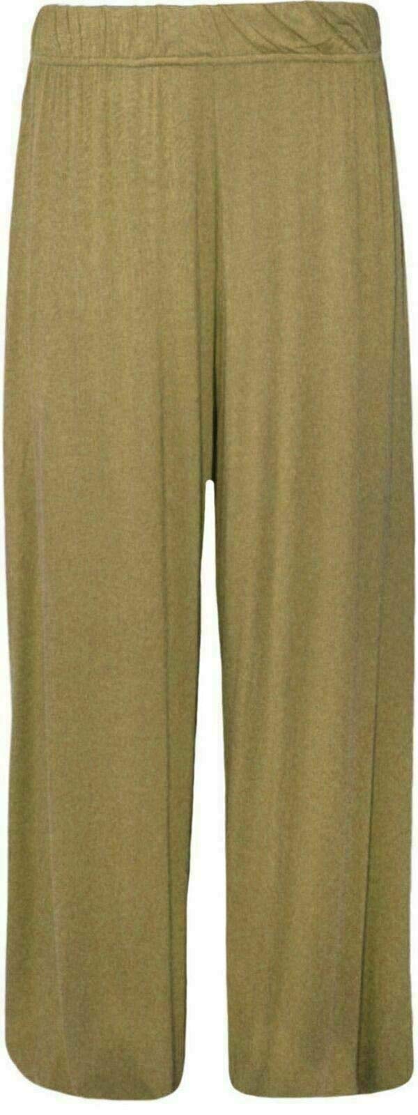 Stylewear Women's Mocha Palazzo Wide Leg Flared Loose Fit Trouser Elasticated Waist Stretch Baggy Plain Pants