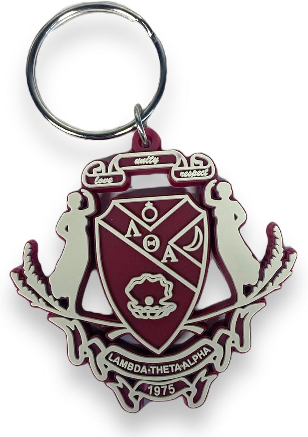 Greek Underdog Lambda Theta Alpha Crest PVC Key chain at Amazon Men’s ...