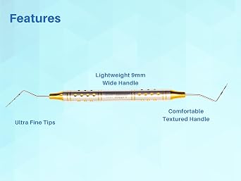 ARTMAN INSTRUMENTS Dental Hygienist Tool Kit (10 PCs) Includes Mirror, Probe, Tweezer, Scalers, Pocket Probe, Curettes Prophylaxis Teeth Cleaning Set, Autoclavable, with Sterilization Cassette