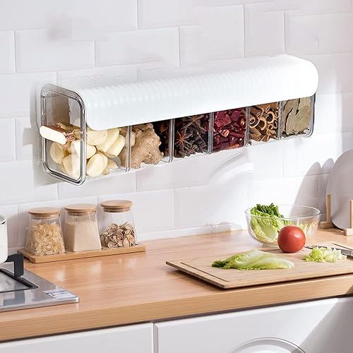 Miniatura 6 de Caja de almacenamiento multifuncional sin perforaciones caja de almacenamiento de calcetines para colgar en la pared organizador de cajones