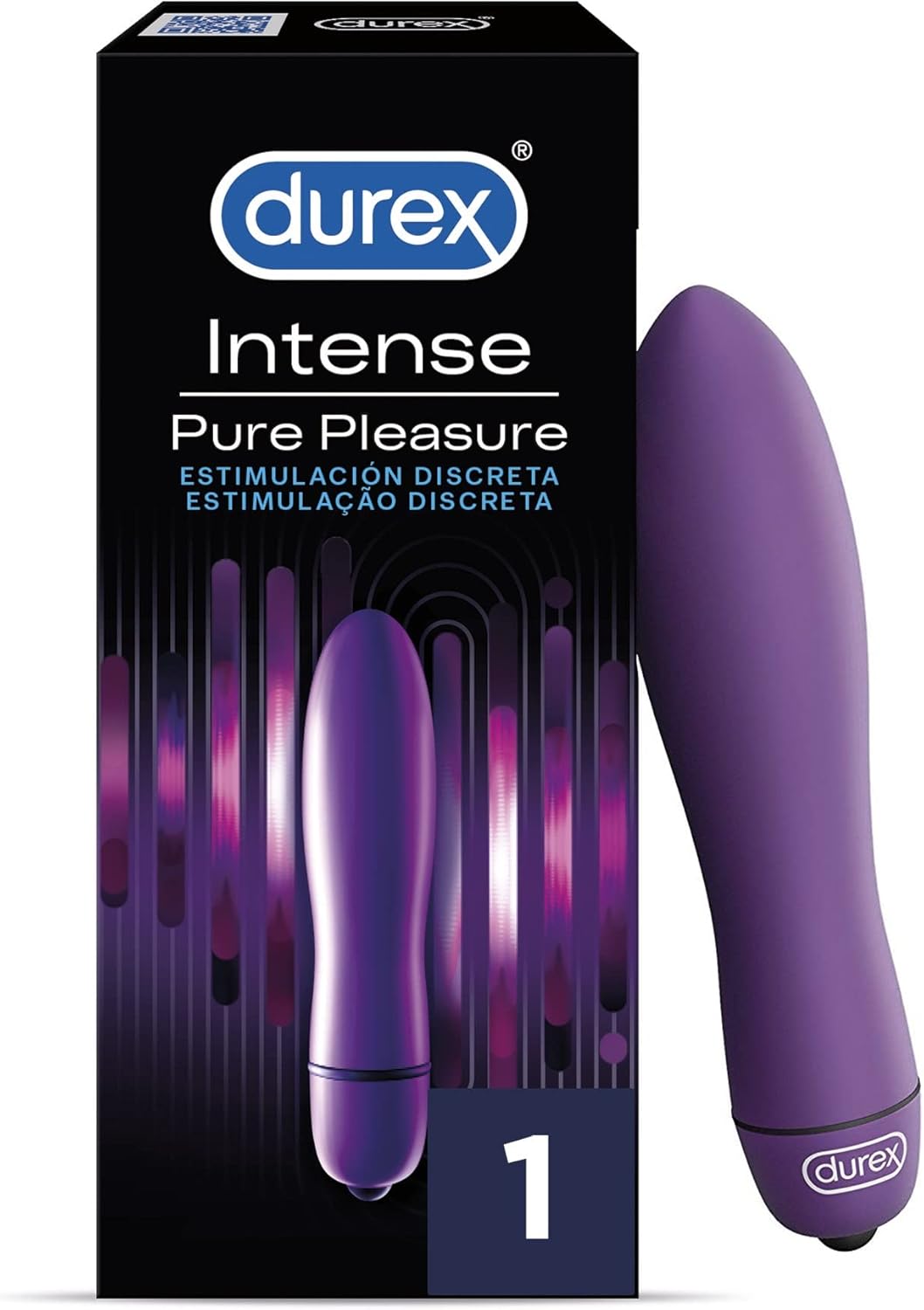 Durex Vibrador Mini Intense Orgasmic Pure Pleasure, Dildo Consolador Clítoris Mujer